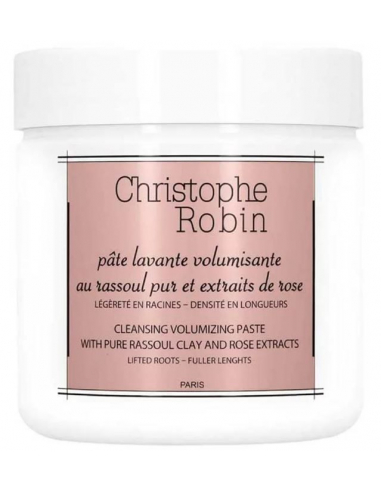 Pasta Lavante y Voluminizante con Arcilla Pura de Rassoul y Extractos de Rosa 500ML Christophe Robin